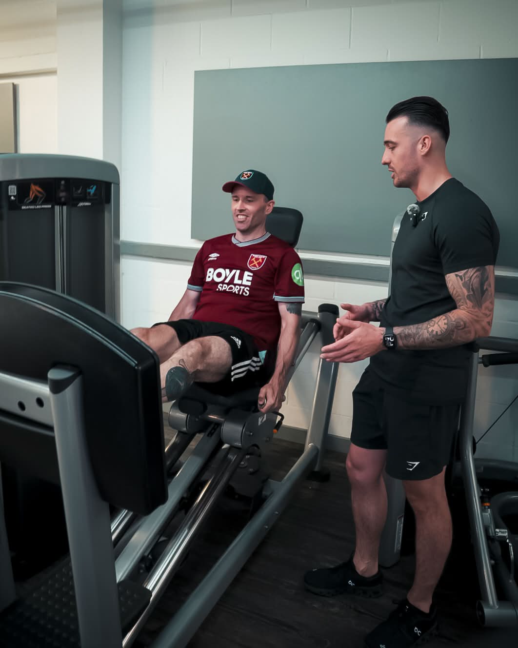 Joe Angelo strength training session